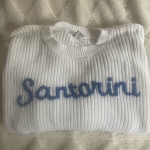 Santorini white Sweater for Women